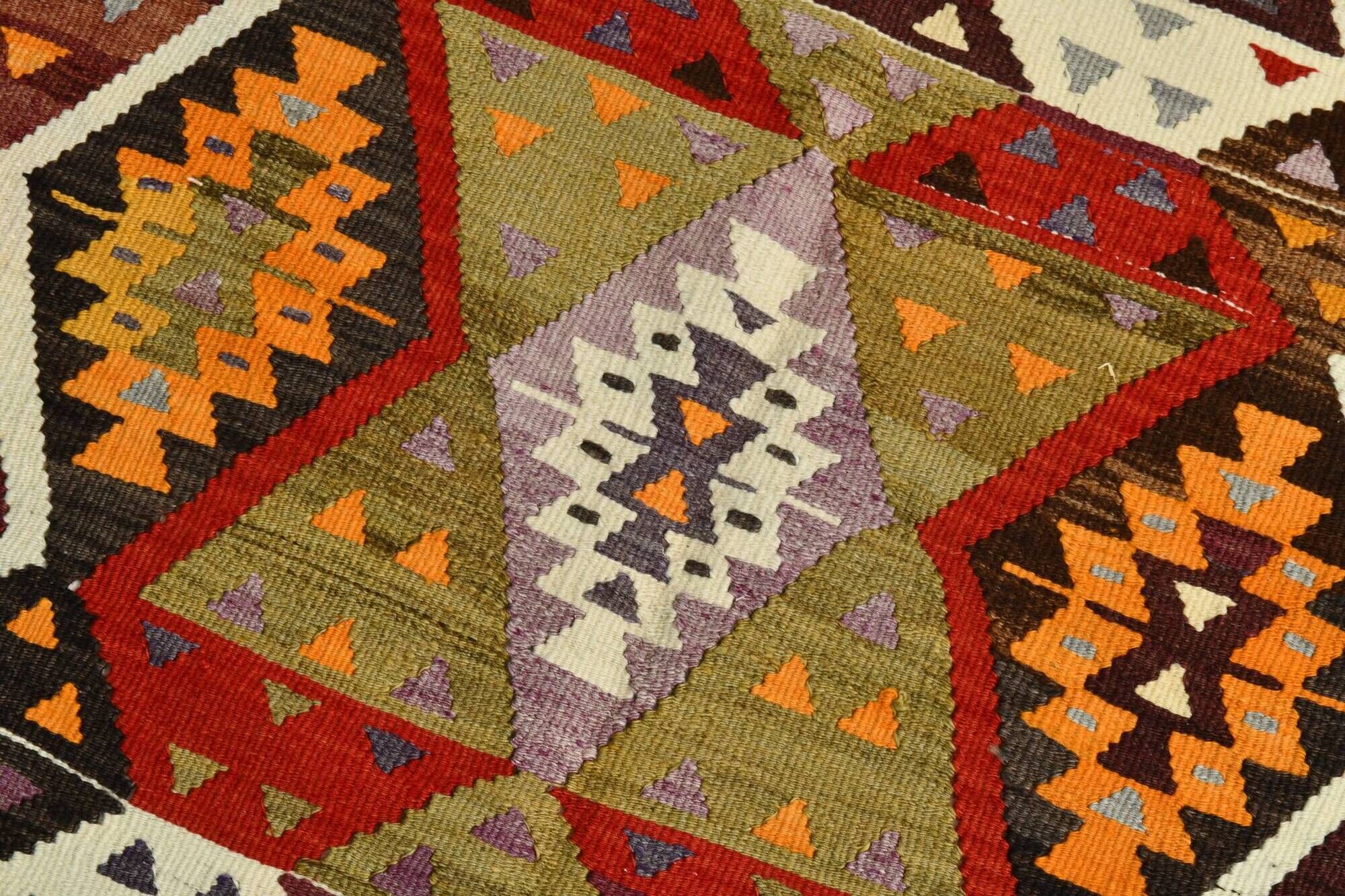 5x8 Soft Colors Persian Kilim Rug, Oushak Area Rug, 157x255Cm