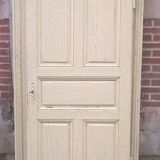 Porte mouluré avec cadre xix eme