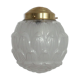 Vintage Lampshade hanging glass globe cast art deco