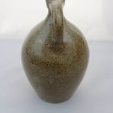 Old enameled stoneware jar