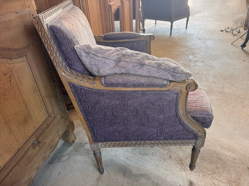 Fauteuils Louis XVI Bergère