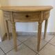 Half-moon entryway console