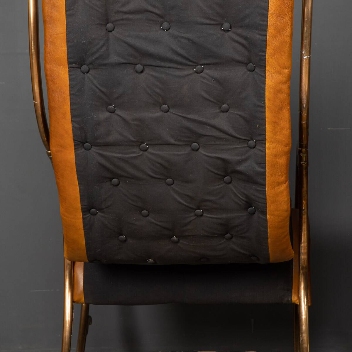 Mid 20thc british made pair of leather rocking chairs c.1950