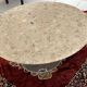 Table basse pied tulipe marbre vintage 1970