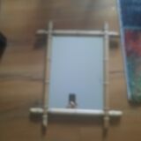 Vintage wooden mirror