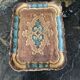 Florentine top wood painted vintage