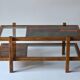 ceramic and glass coffee table
