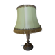 Alabaster lamp and gilt bronze, silk Lampshade