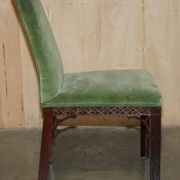 Paire de chaises d'appoint victorien Thomas Chippendale finement sculptées