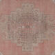 1970s vintage tan handwoven turkish oushak rug 128 x 217 cm