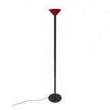 Red black floor lamp uplighter