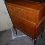 Louis XV style secretary in cherry wood