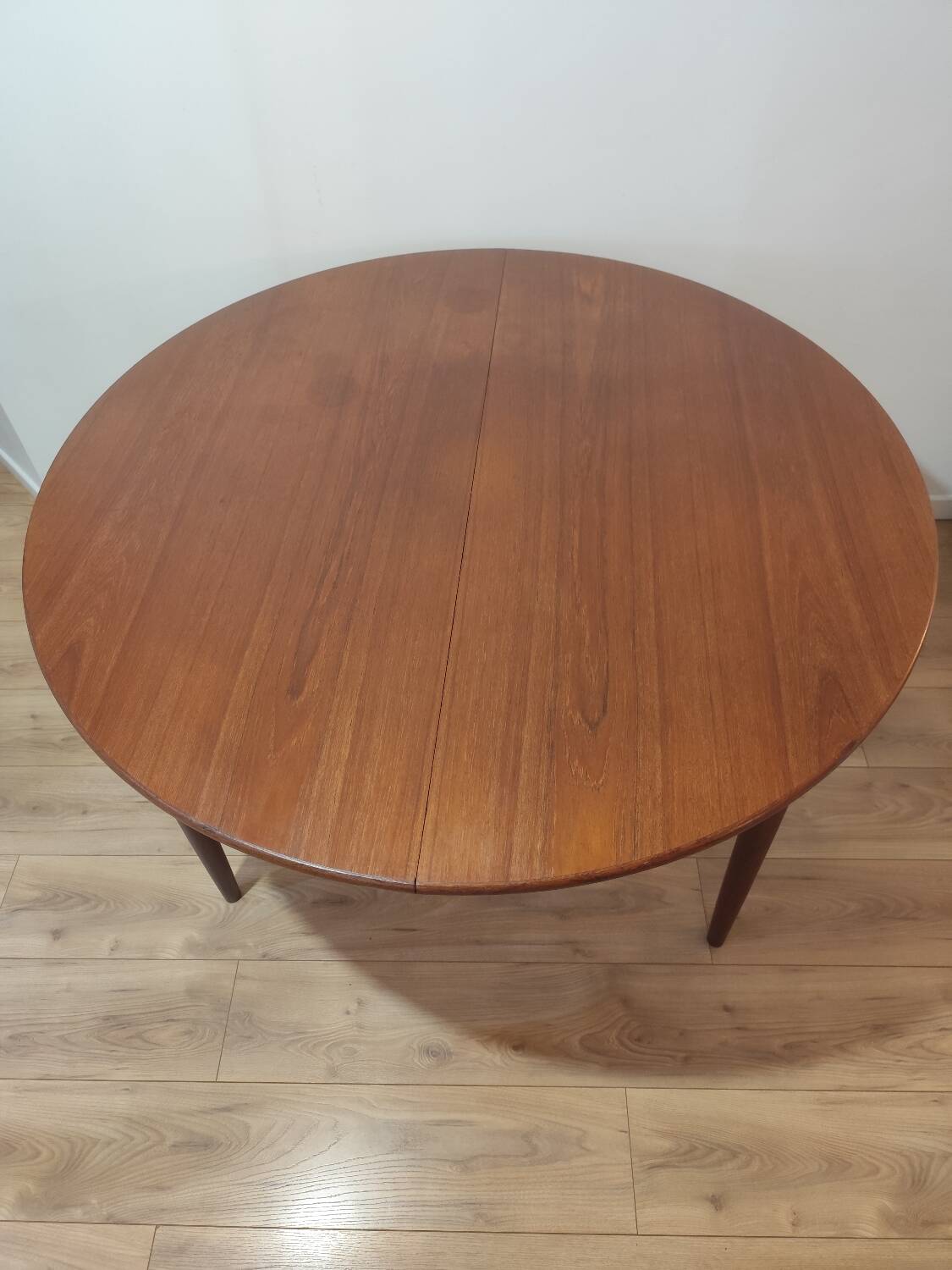 Vintage teak round table