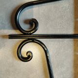 Retro wrought iron bracket set of 2