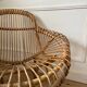 Vintage rattan armchair
