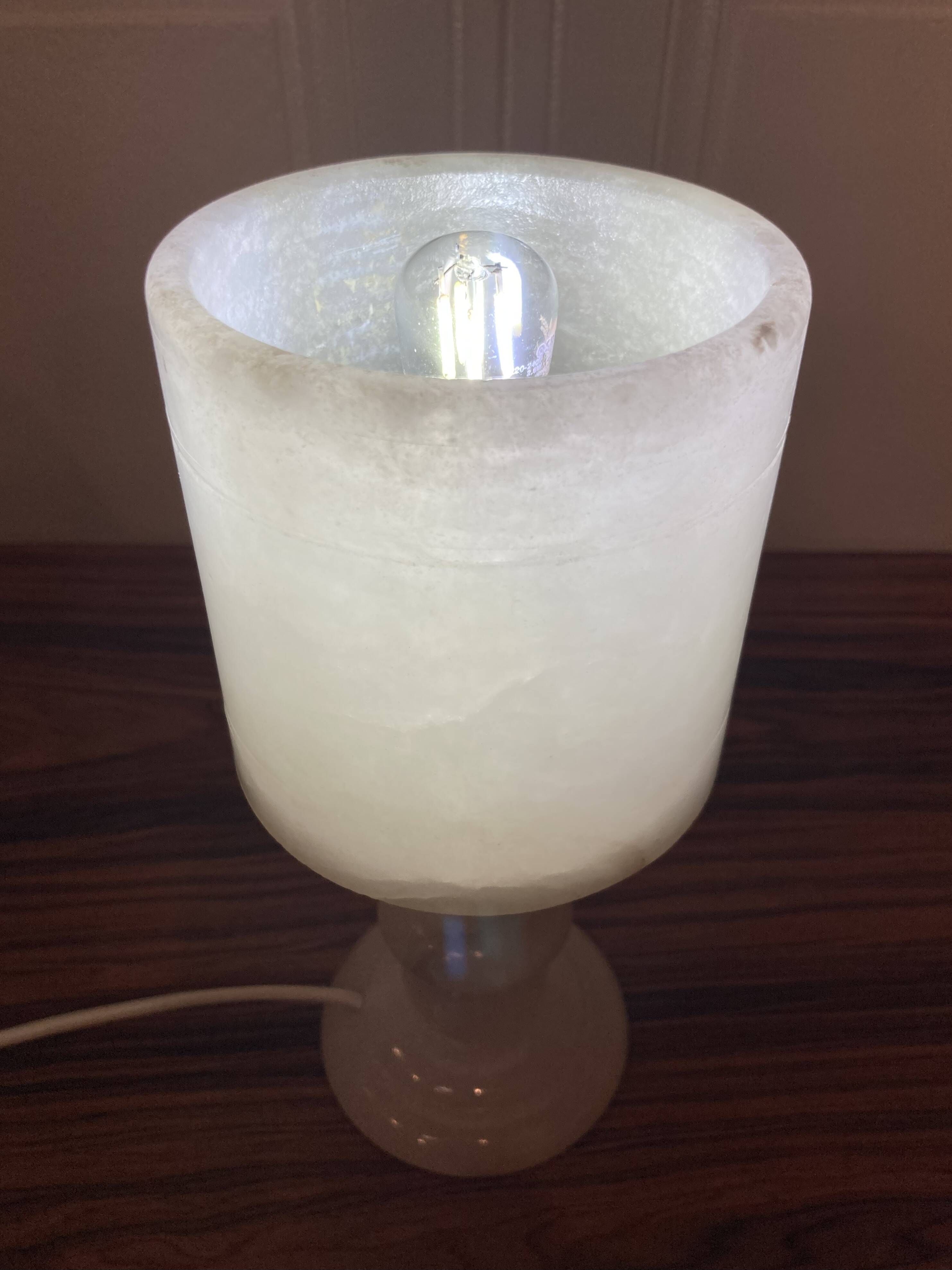 ALABASTER LAMP DESIGN 1950.