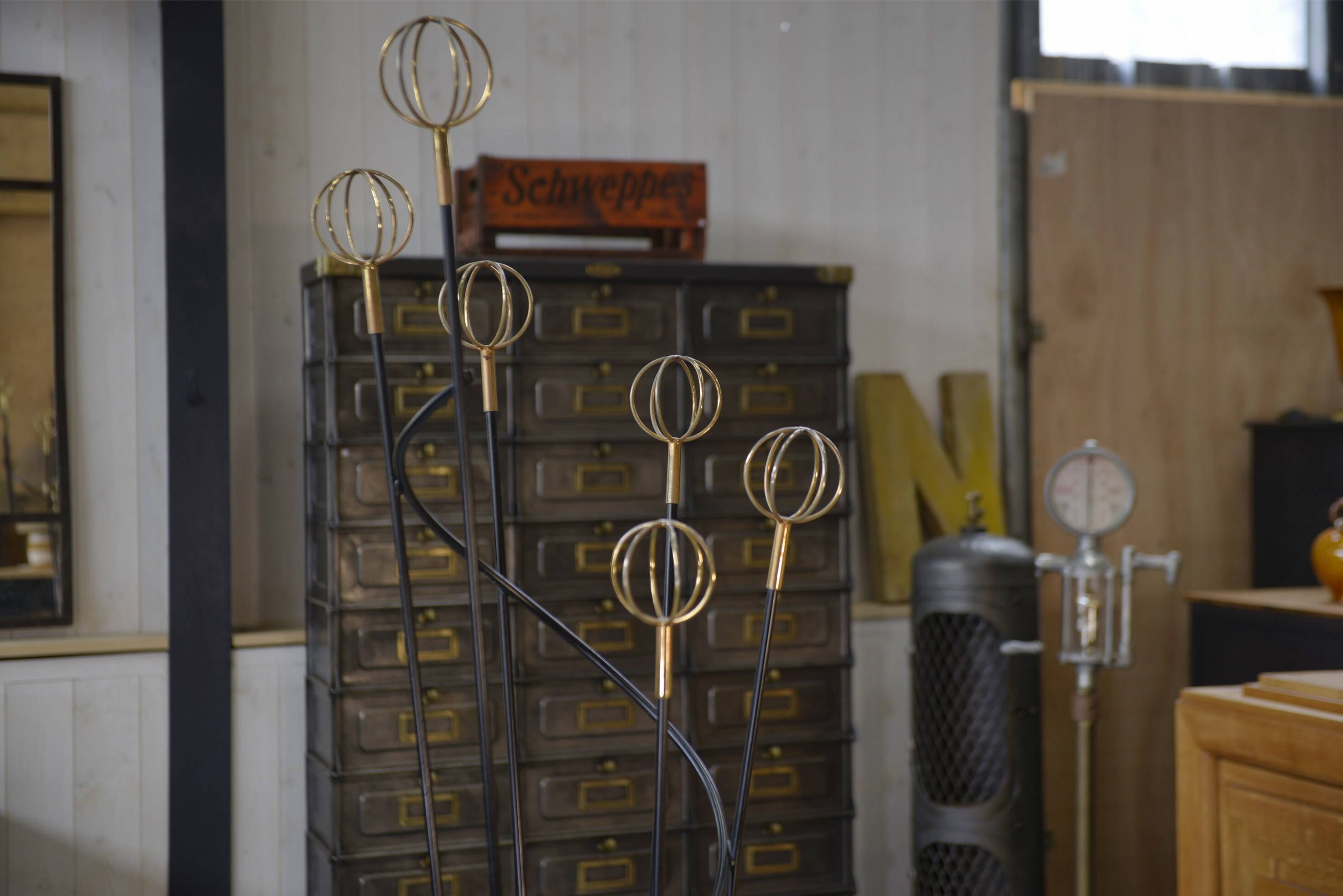 "Astrolabe" coat rack by Roger Feraud, 1960