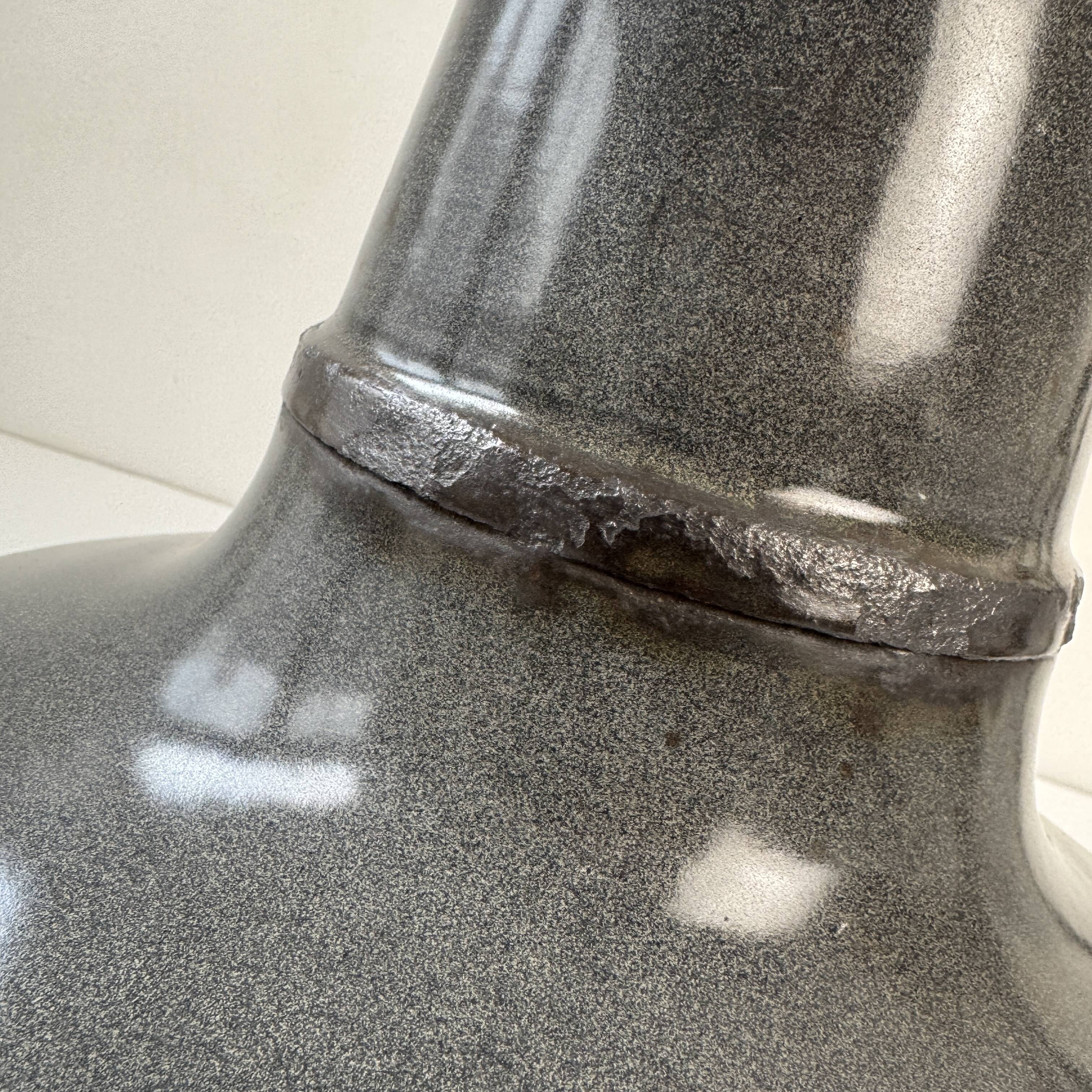 Old industrial pendant light 44 cm