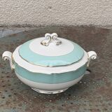 Soup tureen, Chambord model, semi porcelain, Ceranord France, vintage