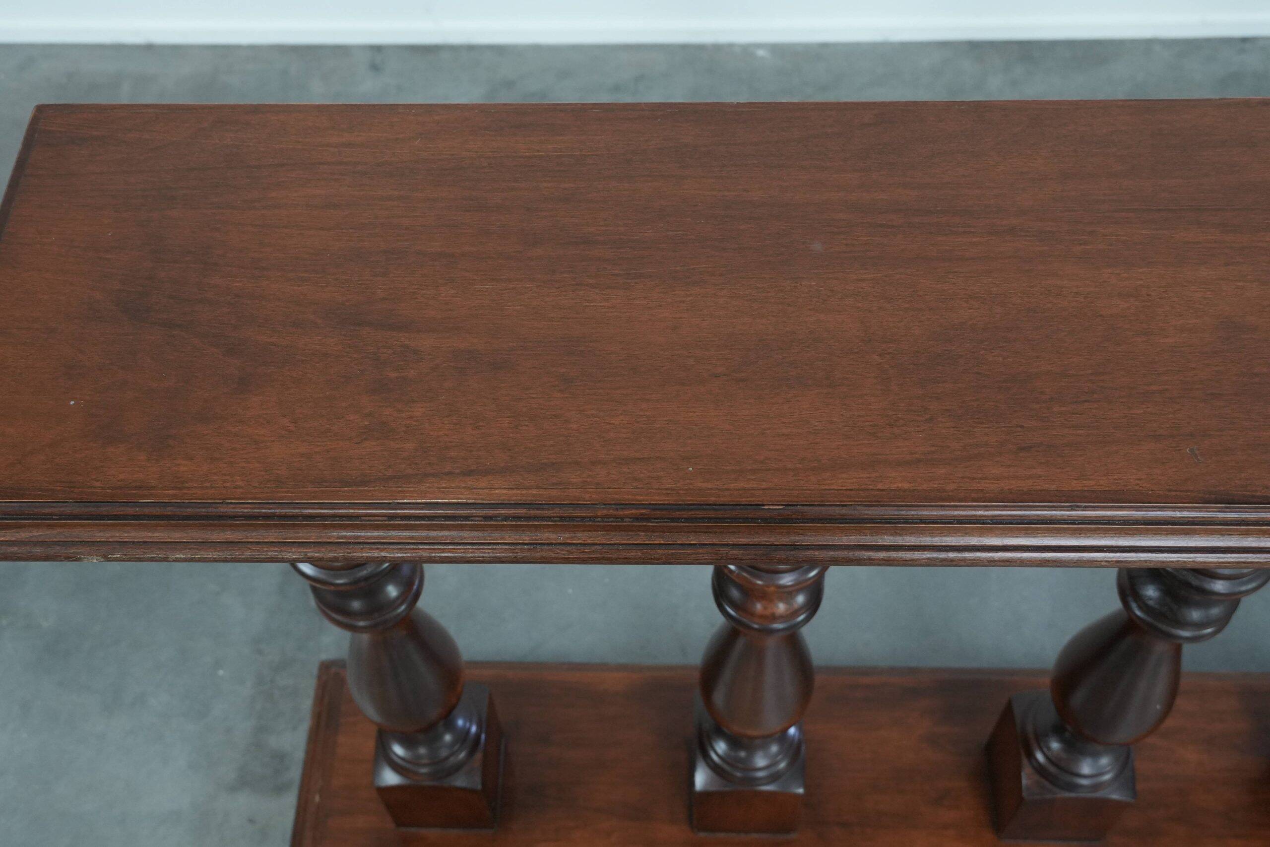 Elegant classic side table / balustrade / hall table from the 20th century