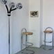 Chrome 3-arm space-age floor lamp | Italy | 1970s