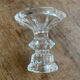 Antique glass candlestick