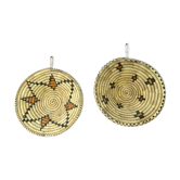 Paire de paniers bol africains ronds