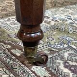 Victorian mahogany table with 2 extensions - 19th century work - Crank system