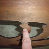 1900 walnut medicine cabinet