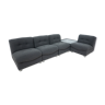 Canapé modulaire mid century en tissu gris