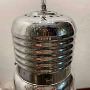 Industrial Italian Chrome Light Pendant 1990’s