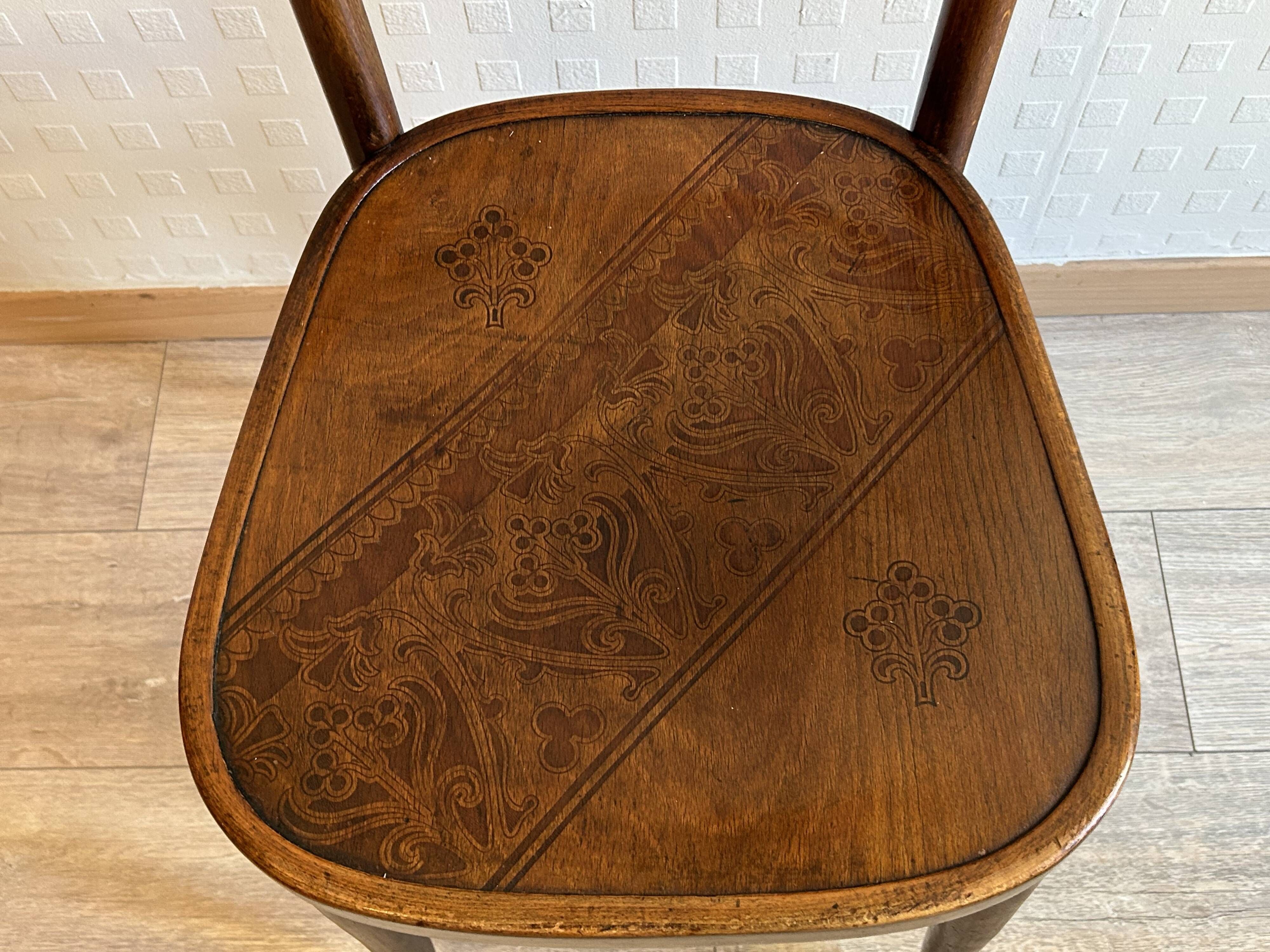 4 antique chairs by Jacob & Josef Kohn – Vienna – Art Nouveau period