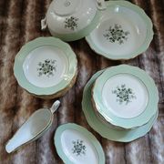 12 antique deep plates "Saint Tropez"