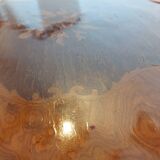 Inlaid pedestal table