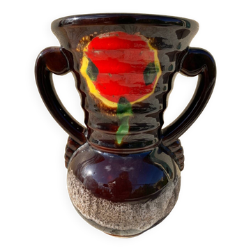 Large vintage amphora vase