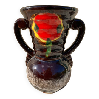 Large vintage amphora vase