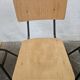Lot of 6 bistro chairs from the 1980s