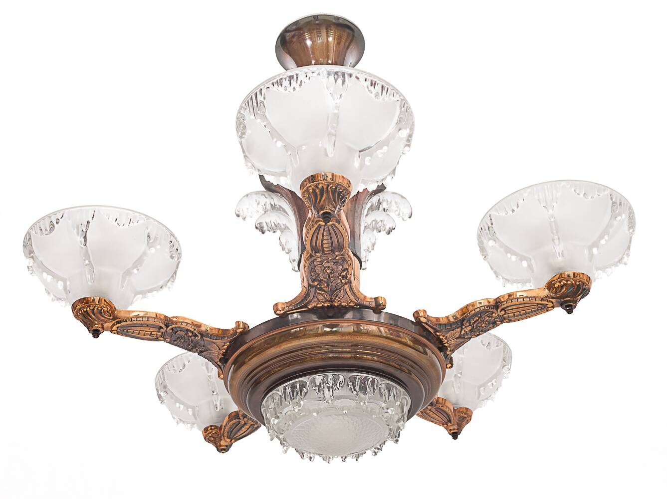 Ezan art deco chandelier with 6 lights
