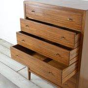 Vintage Midcentury 'Heal's' Chest Of Drawers / Tallboy In Walnut. Modern / Danish Style.