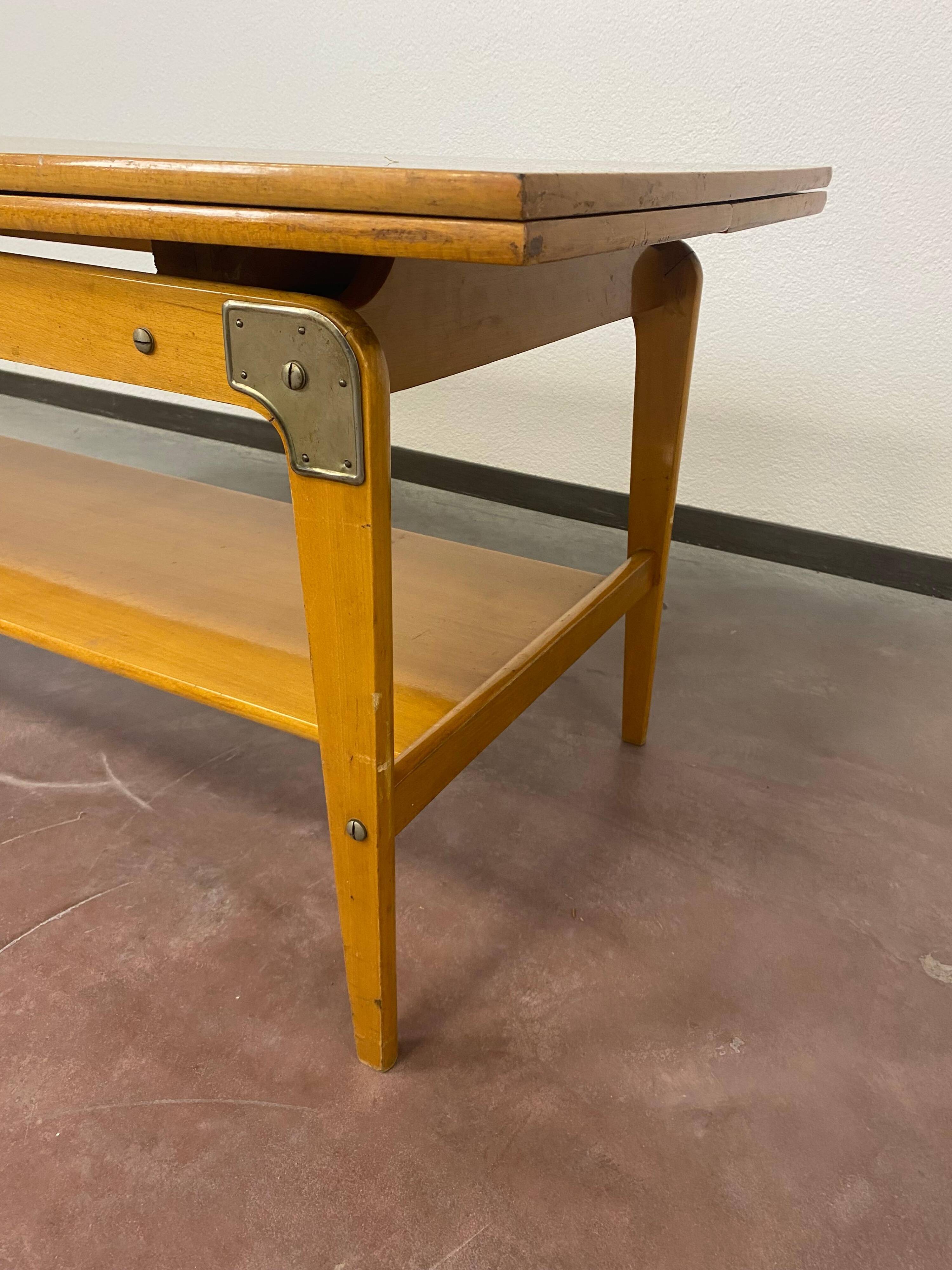 Vintage adjustable conference table