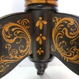 Napoleon III planter in blackened wood and gilded decorations, XIXth century