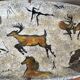 Plat Vallauris signed Jacky cave of Lascaux rock painting