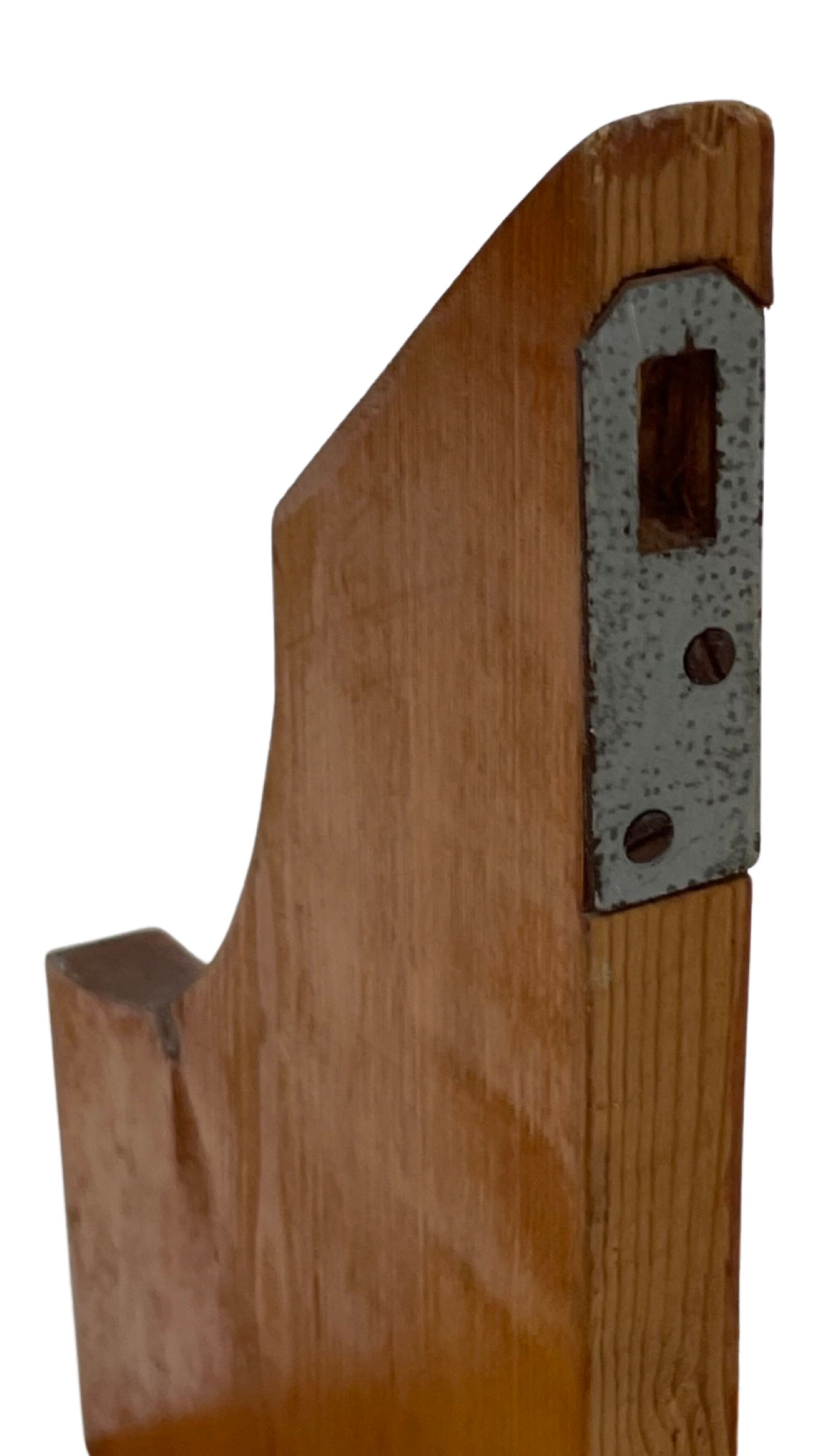 Vintage wooden wall rack bookshelf
