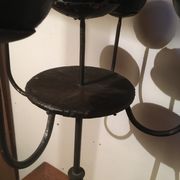 Chandelier 5 candles in wrought iron