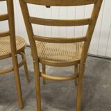 4 chaises Baumann modèle Anteuil 1986
