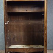 Antique Louis XV wardrobe in solid wood (oak and walnut)