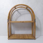 rattan shelf