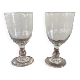 2 verres anciens