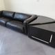 Cini Boeri - Gradual Lounge Sofa Black Leather Knoll/Gavina