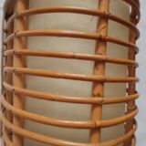 Vintage bamboo wall lamp